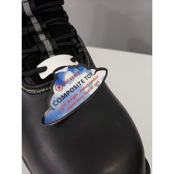 Converse C6755 FLEXMET Sport shoe Boot Men size 13 black MT75 WORK COMPOSITE TOE - Picture 6 of 7